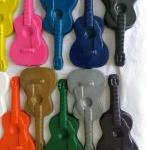 Giant Acoustic Guitar Crayon Set Of 14
