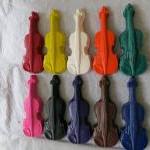 Large Violin Instrument Crayon Set Of 28