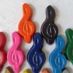 Large Clef Musical Note Crayon Set Of 28