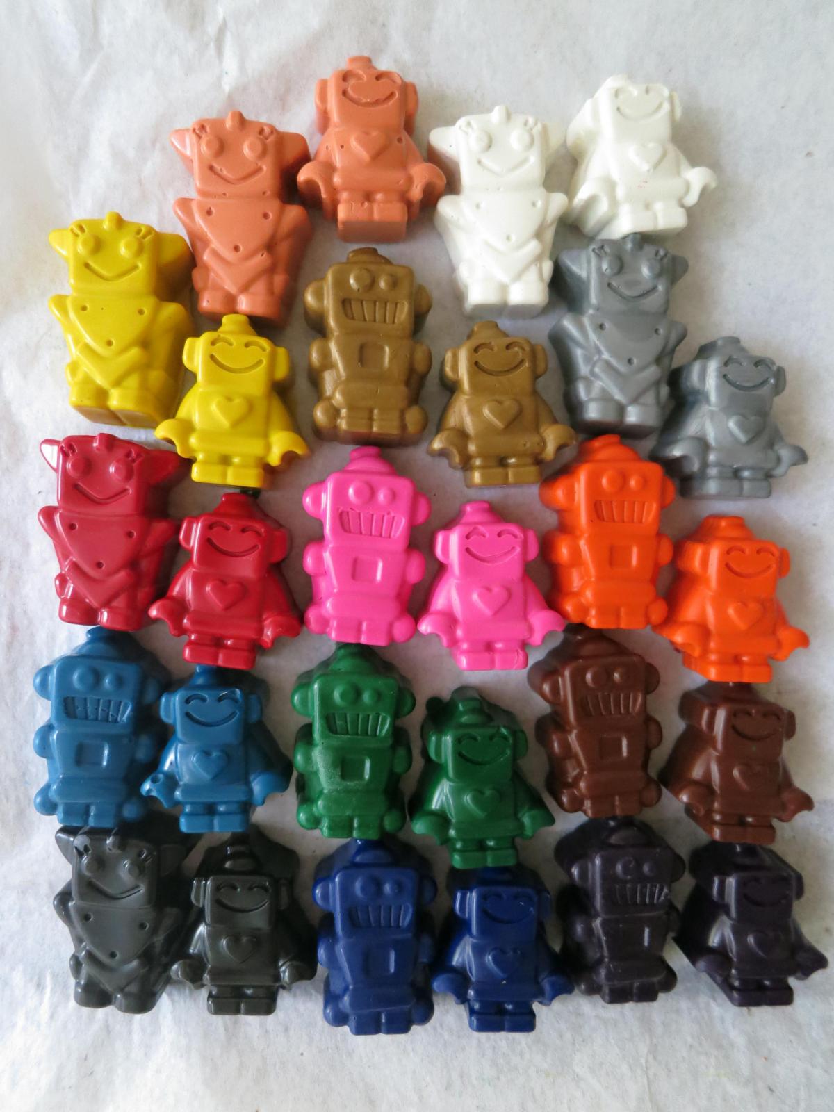 Robot Crayons Set Of 28