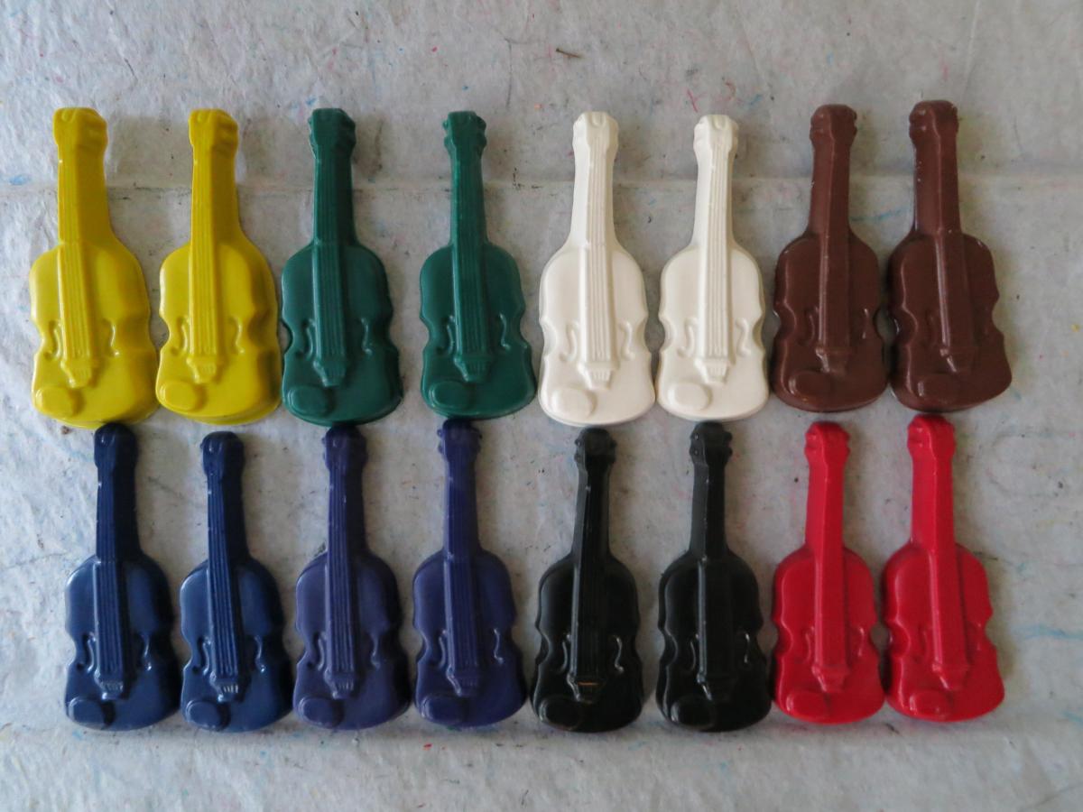 Violin Instrument Crayon Set Of 56